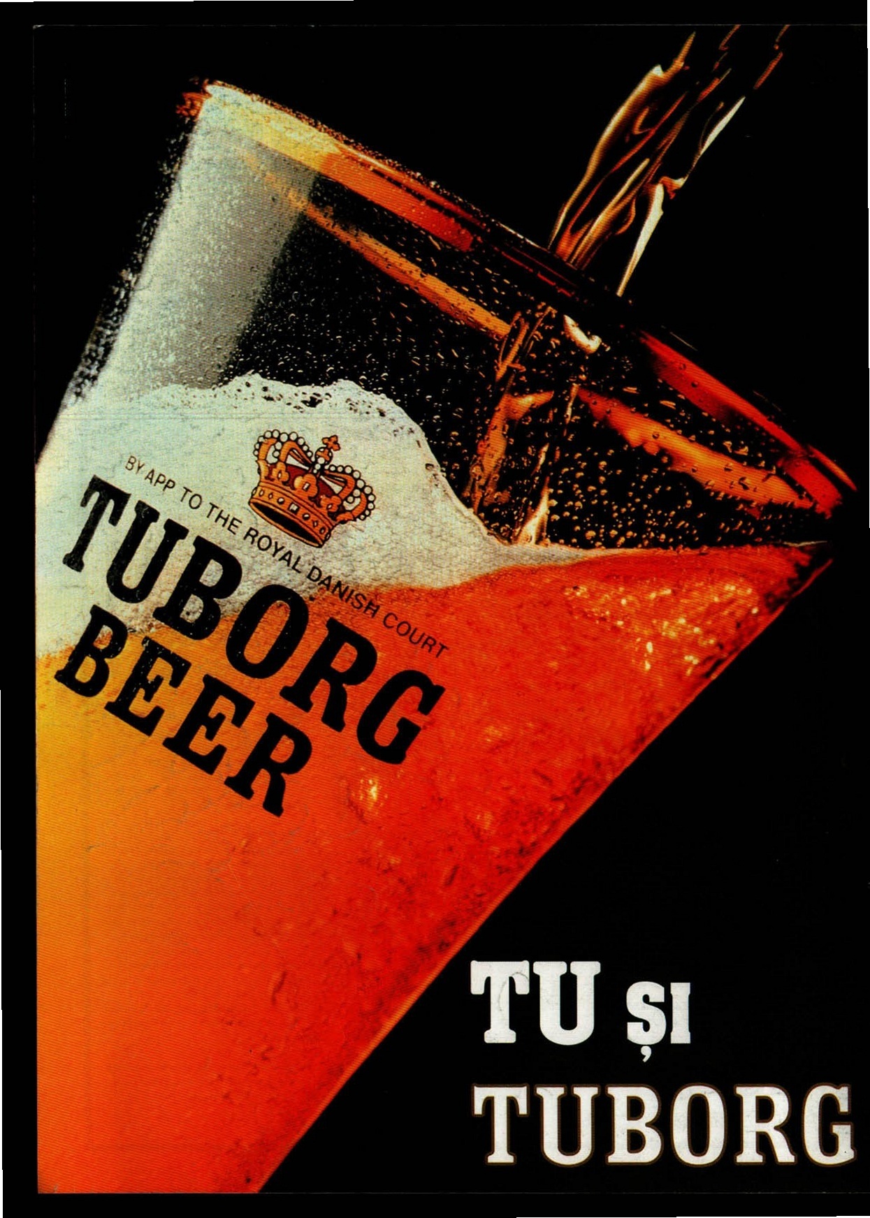 Coperta 4 — reclamă Tuborg Beer, „TU ȘI TUBORG"