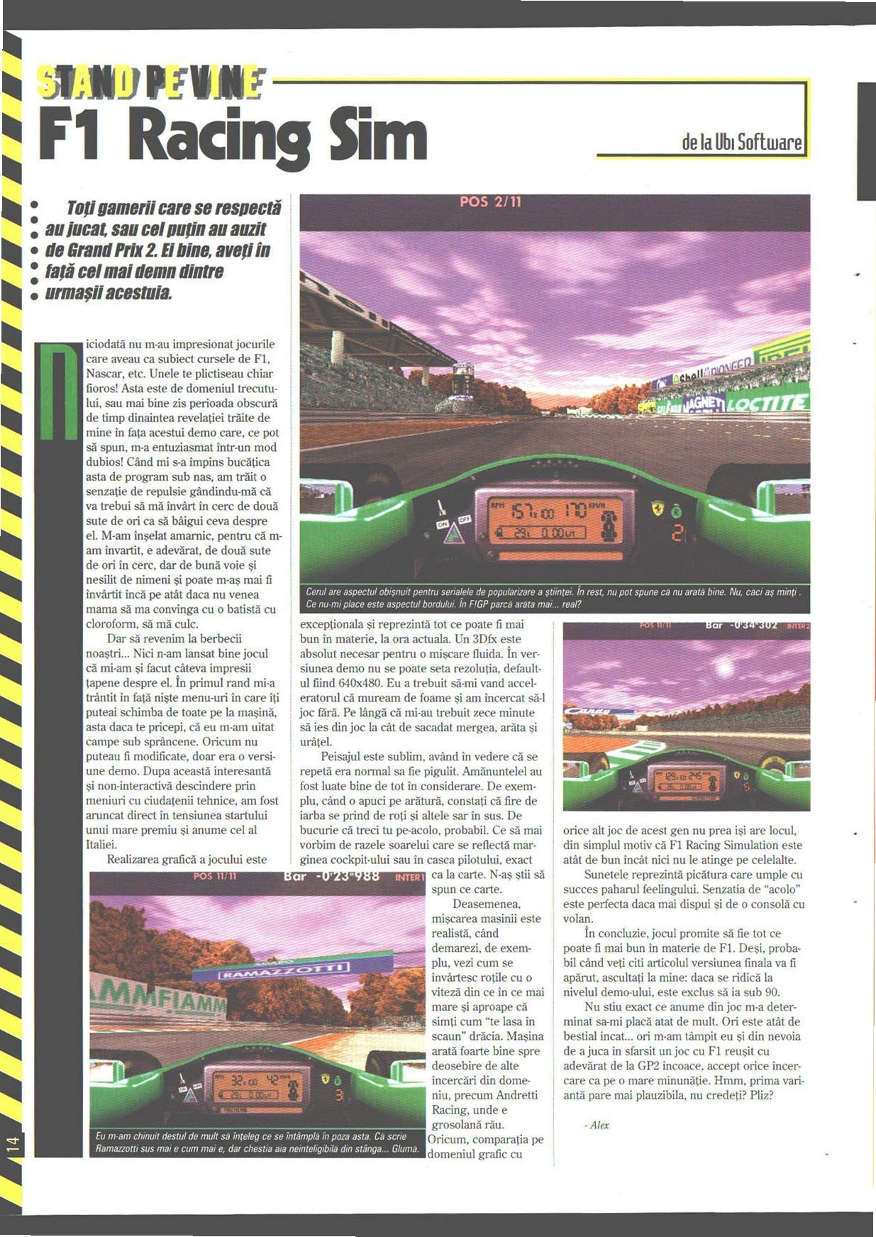 Numărul 10, pagina 16 — F1 Racing Sim