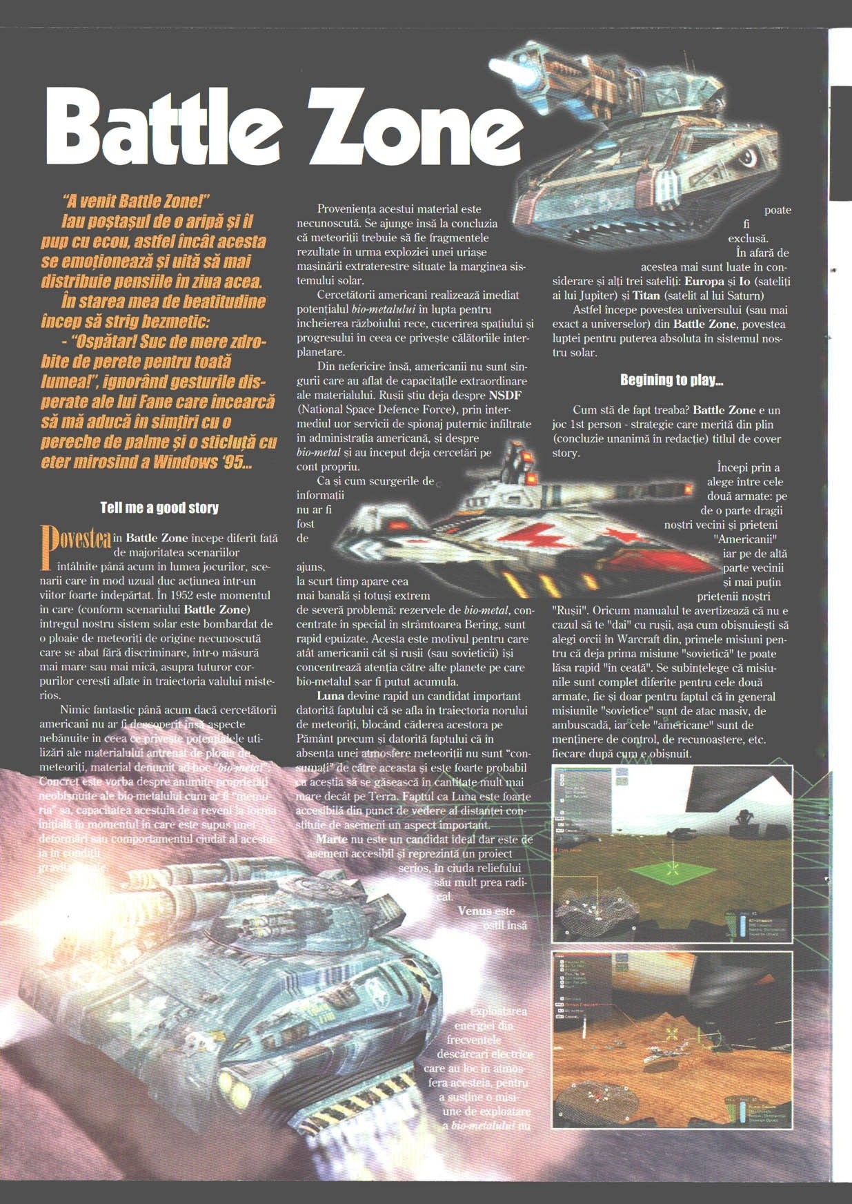 Numărul 10, pagina 20 — Battle Zone