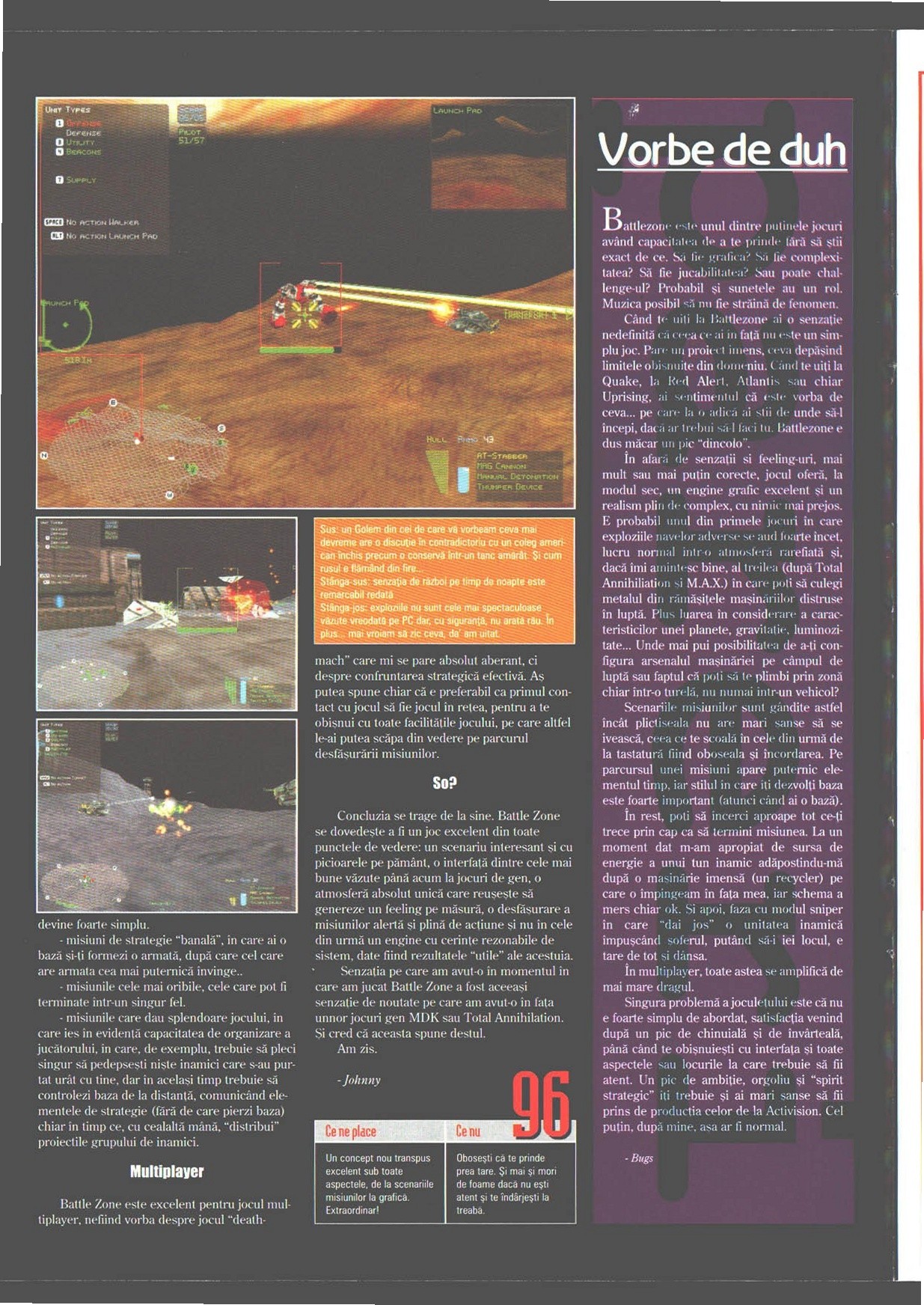 Numărul 10, pagina 22 — Battle Zone
