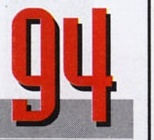Nota finală — 94 — cifre roșii cu umbră neagră, așezate peste banda gri de titlu a casetei de verdict