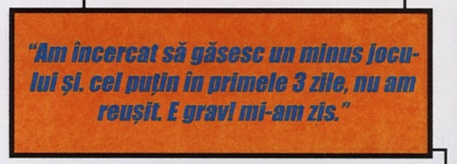 Caseta portocalie cu citatul de pe p36
