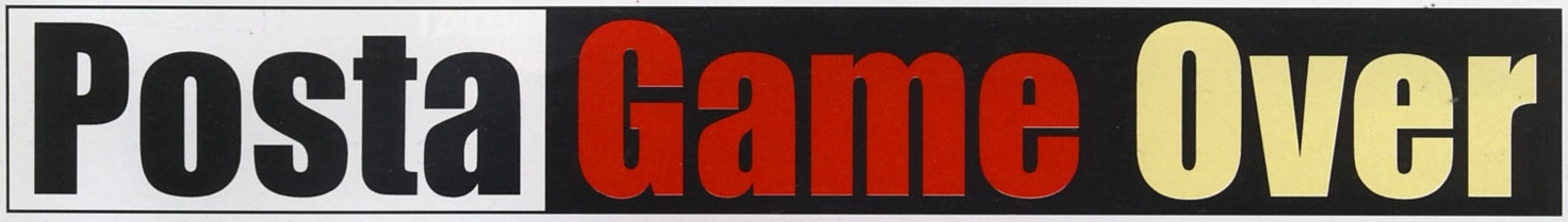 Bannerul de titlu „Posta Game Over" din capul paginii