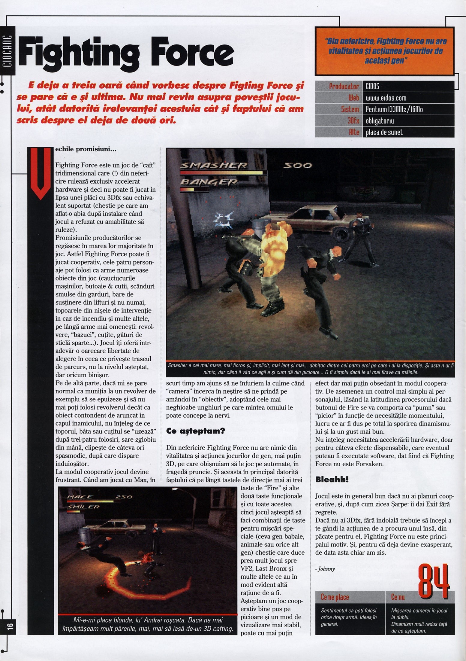 Numărul 11, pagina 18 — Fighting Force