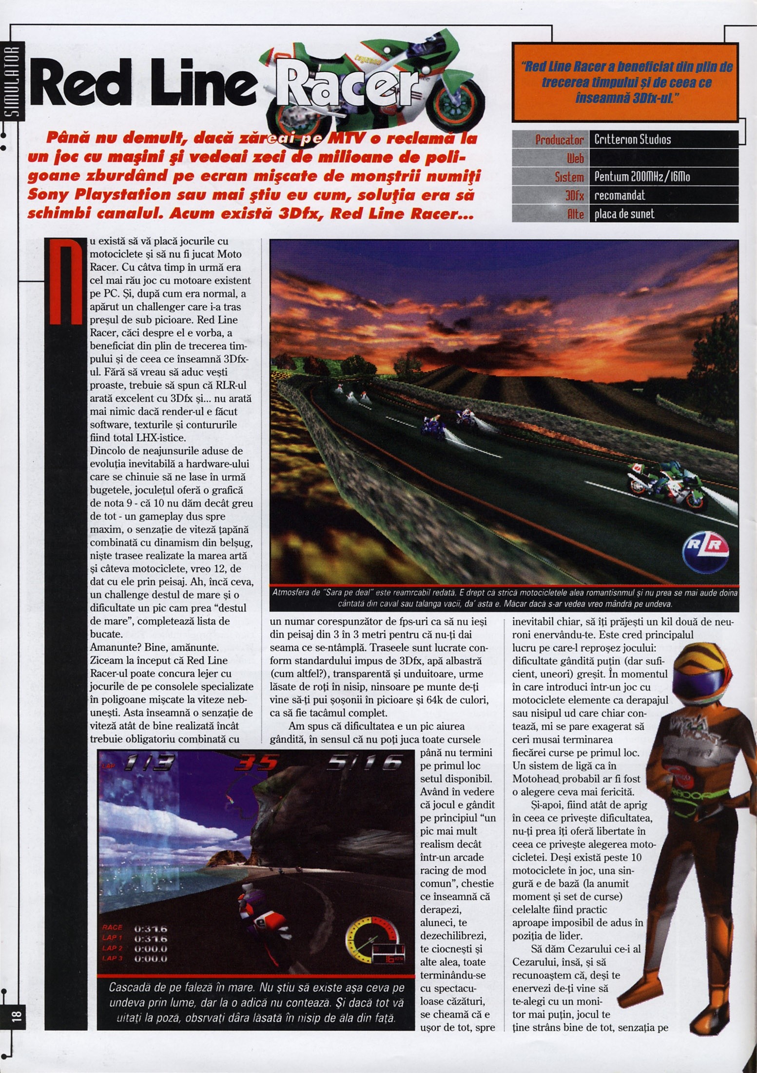 Numărul 11, pagina 20 — Red Line Racer