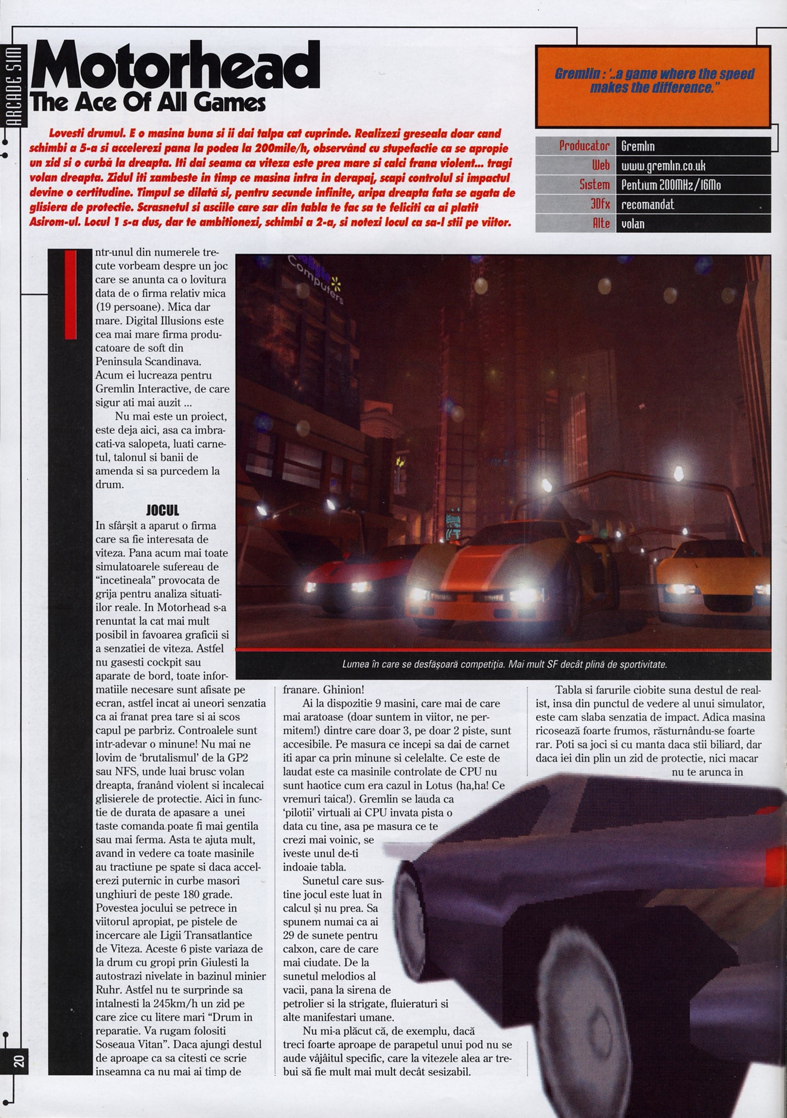 Numărul 11, pagina 22 — Motorhead — The Ace Of All Games
