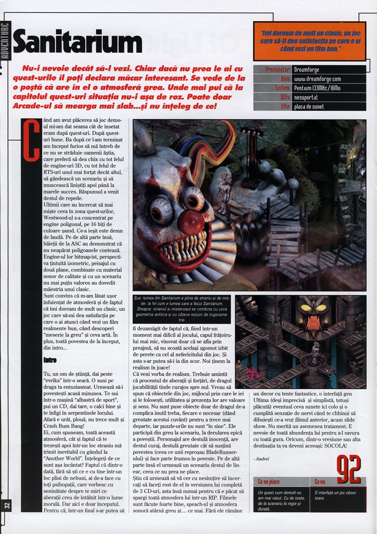 Numărul 11, pagina 34 — Sanitarium