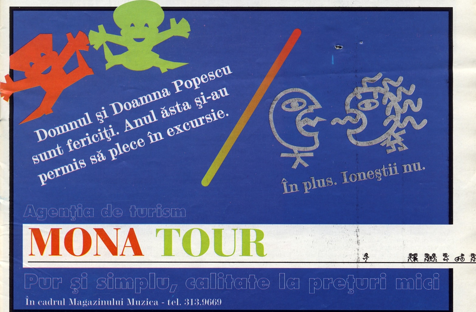 Reclama Agentia de turism MONA TOUR