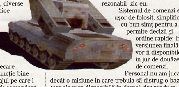 Ilustrație decorativă a unui tanc, plasată peste coloanele de text (fără chenar propriu; puțin text de coloană se vede la margini, inevitabil la acest tip de decupaj)