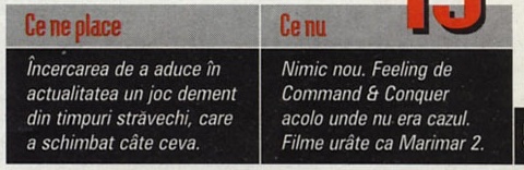 Banda de verdict „Ce ne place / Ce nu". Cifra Score Board este tipărită peste colțul din dreapta-sus al benzii.
