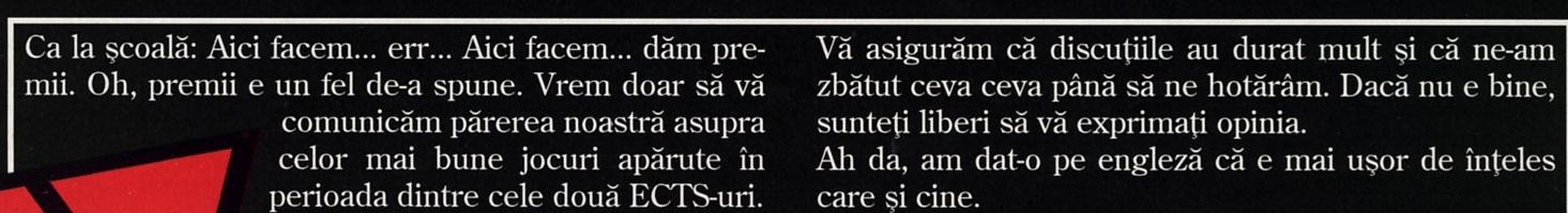 Caseta introductivă: "Ca la școală: Aici facem... err... Aici facem... dăm premii..." / "Vă asigurăm că discuțiile au durat mult..."