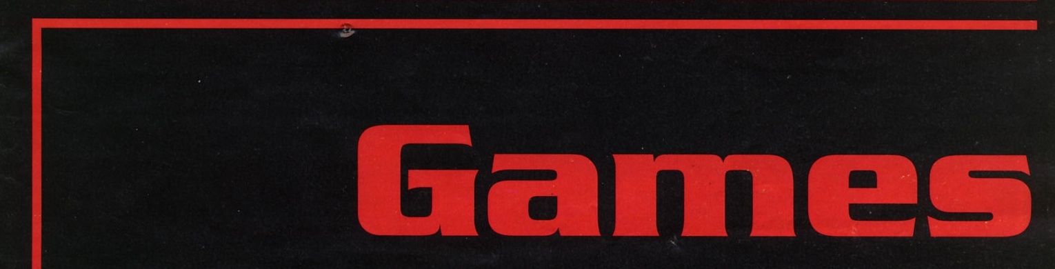 Bandă roșie decorativă cu textul "Games"