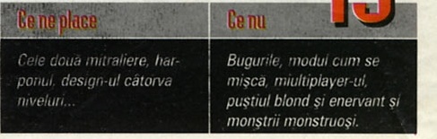 Ce ne place / Ce nu — inclusiv fâșia numeralului Score Board 75 care se suprapune peste colțul din dreapta sus al fâșiei
