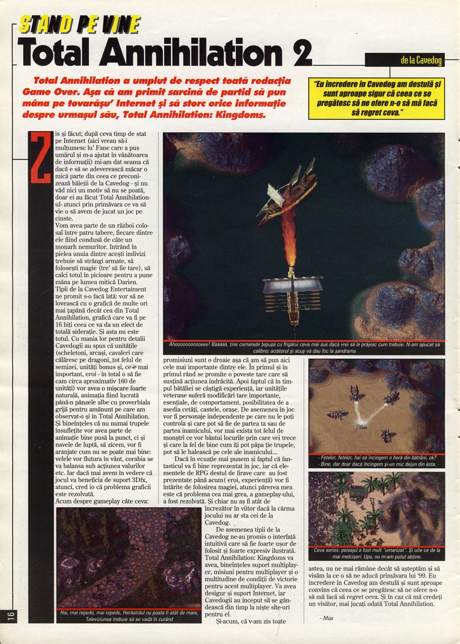 Numărul 12, pagina 18 — Total Annihilation 2