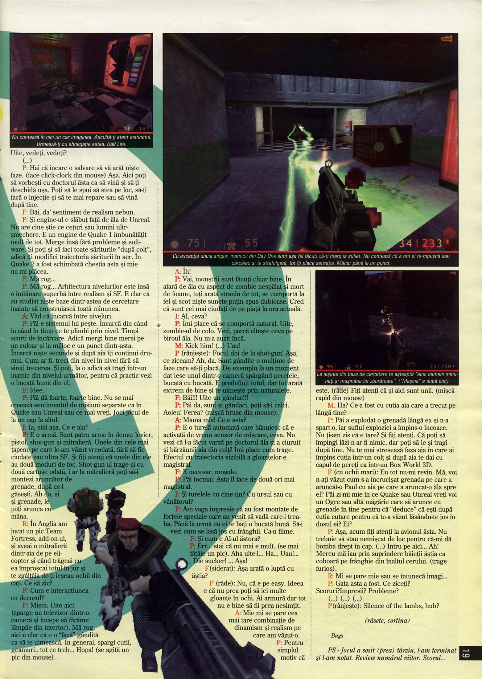 Numărul 12, pagina 21 — Half Life -- Ziua intai