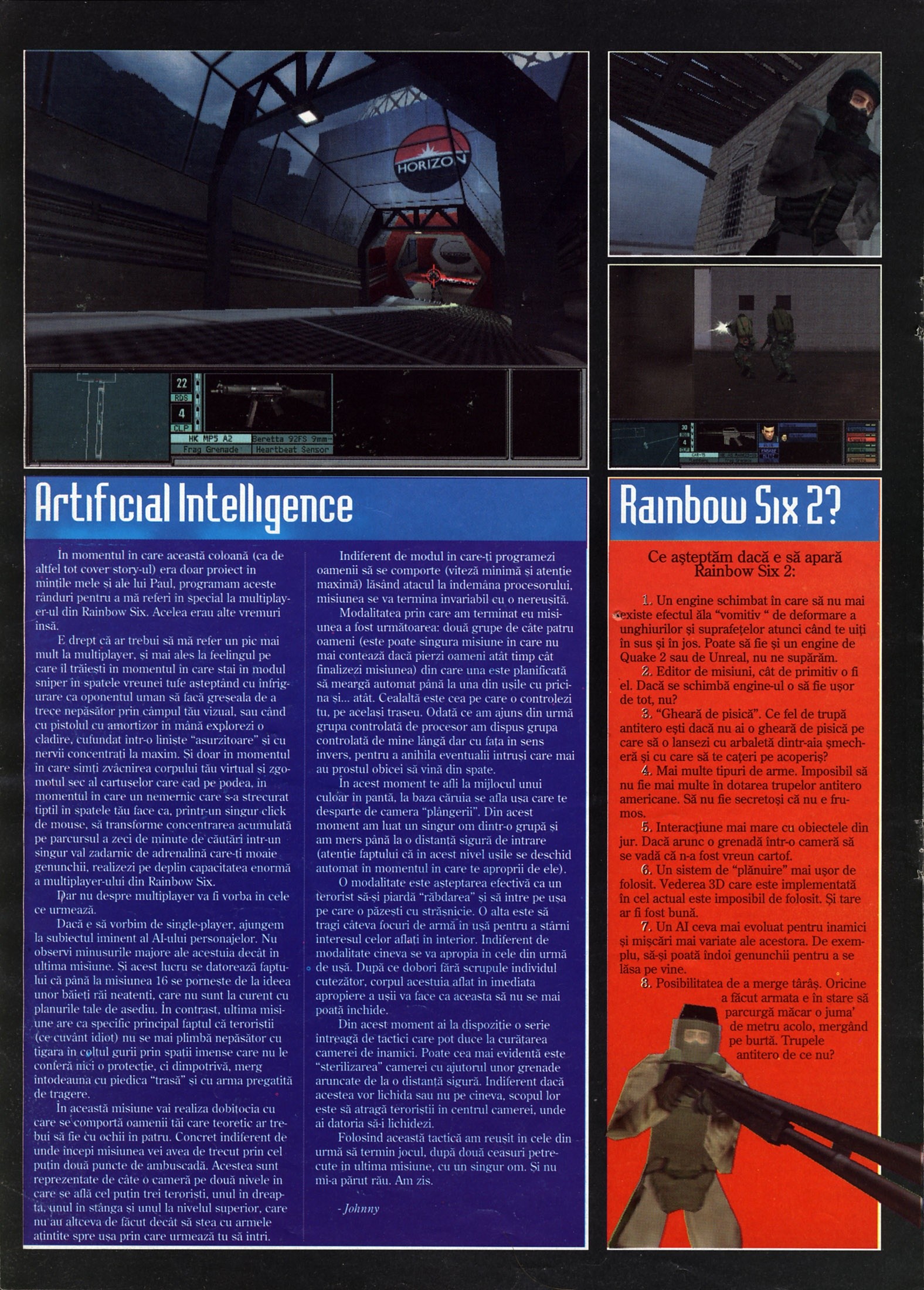Numărul 12, pagina 26 — Tom Clancy's Rainbow Six