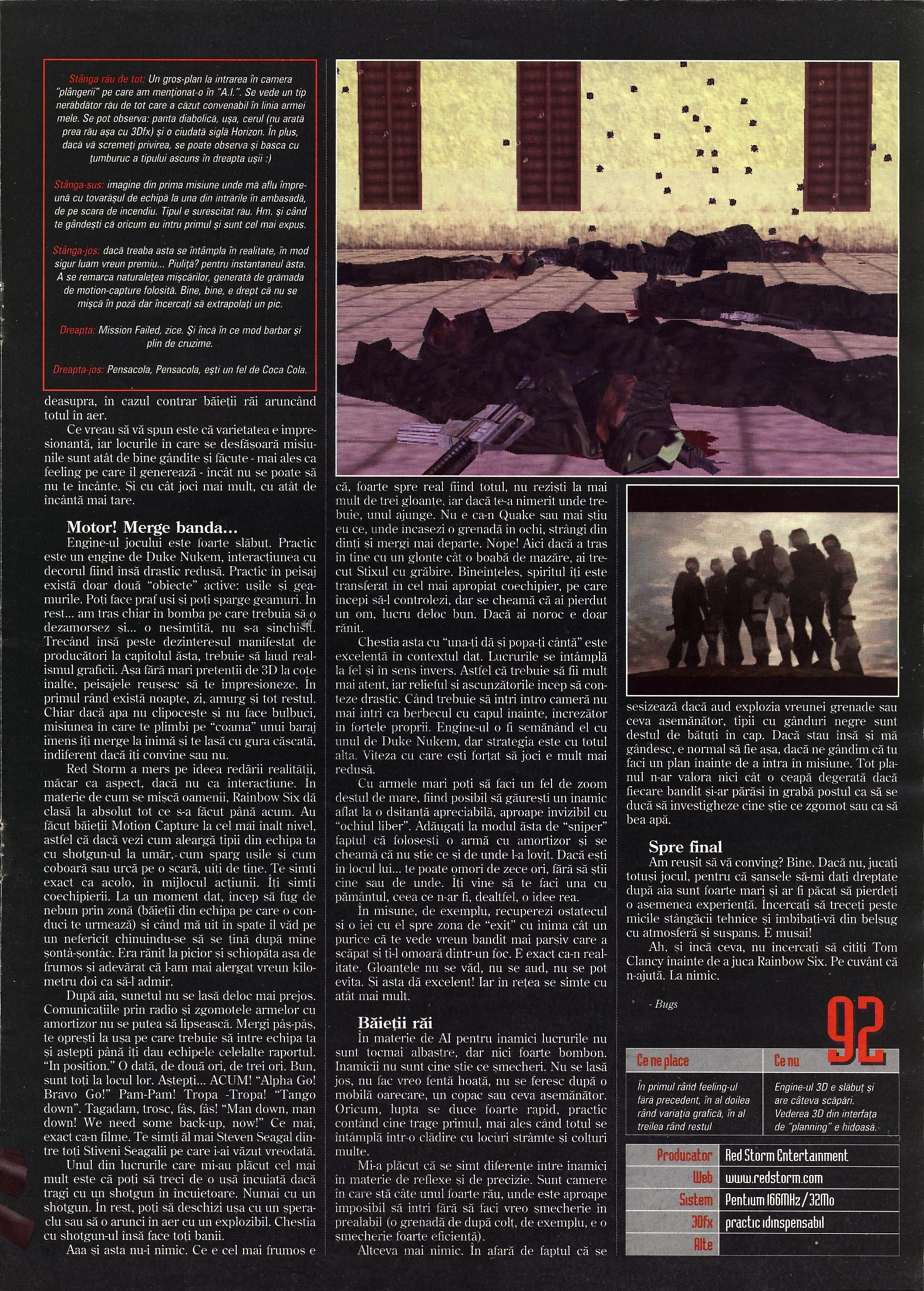 Numărul 12, pagina 27 — Tom Clancy's Rainbow Six
