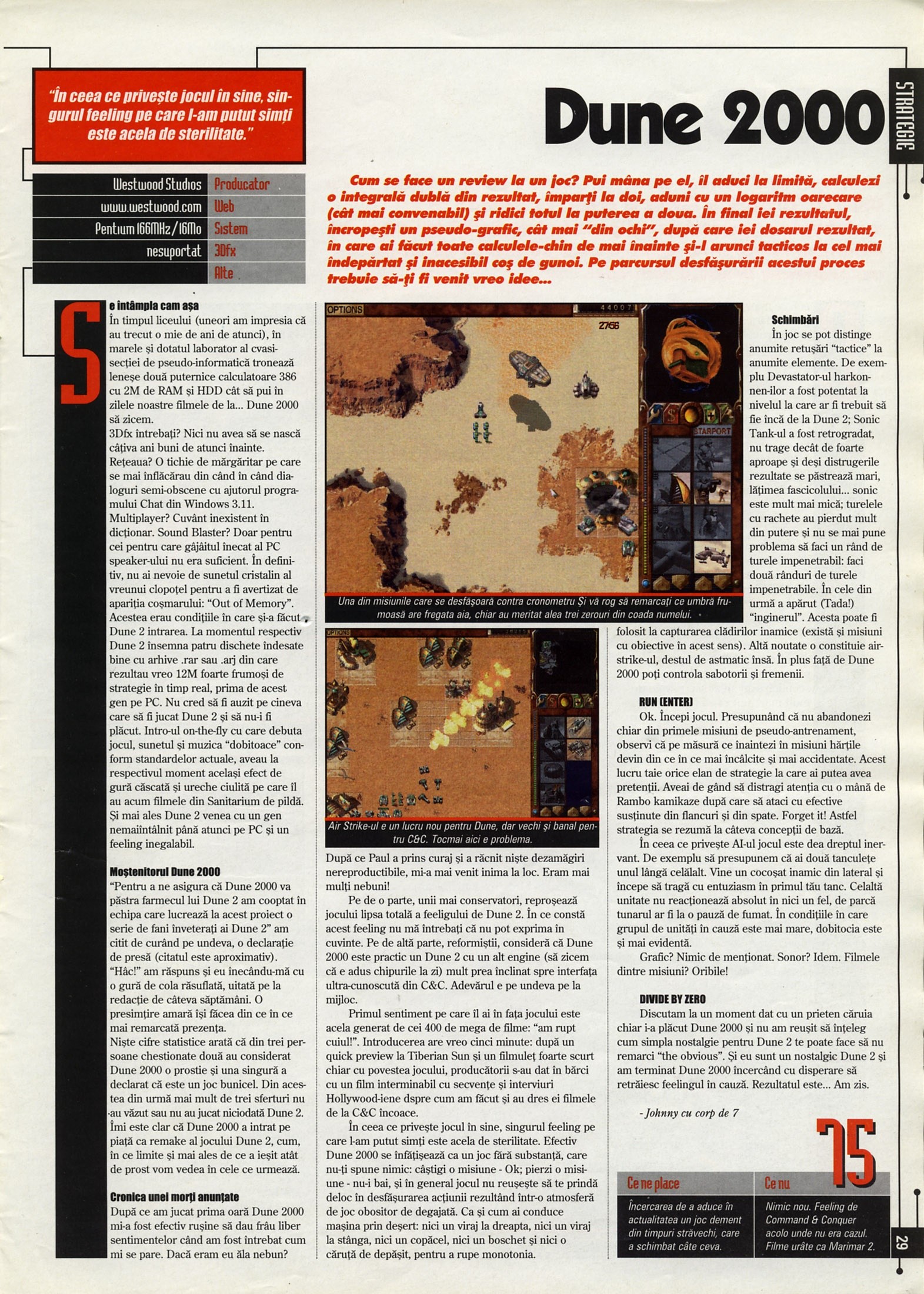 Numărul 12, pagina 31 — Dune 2000