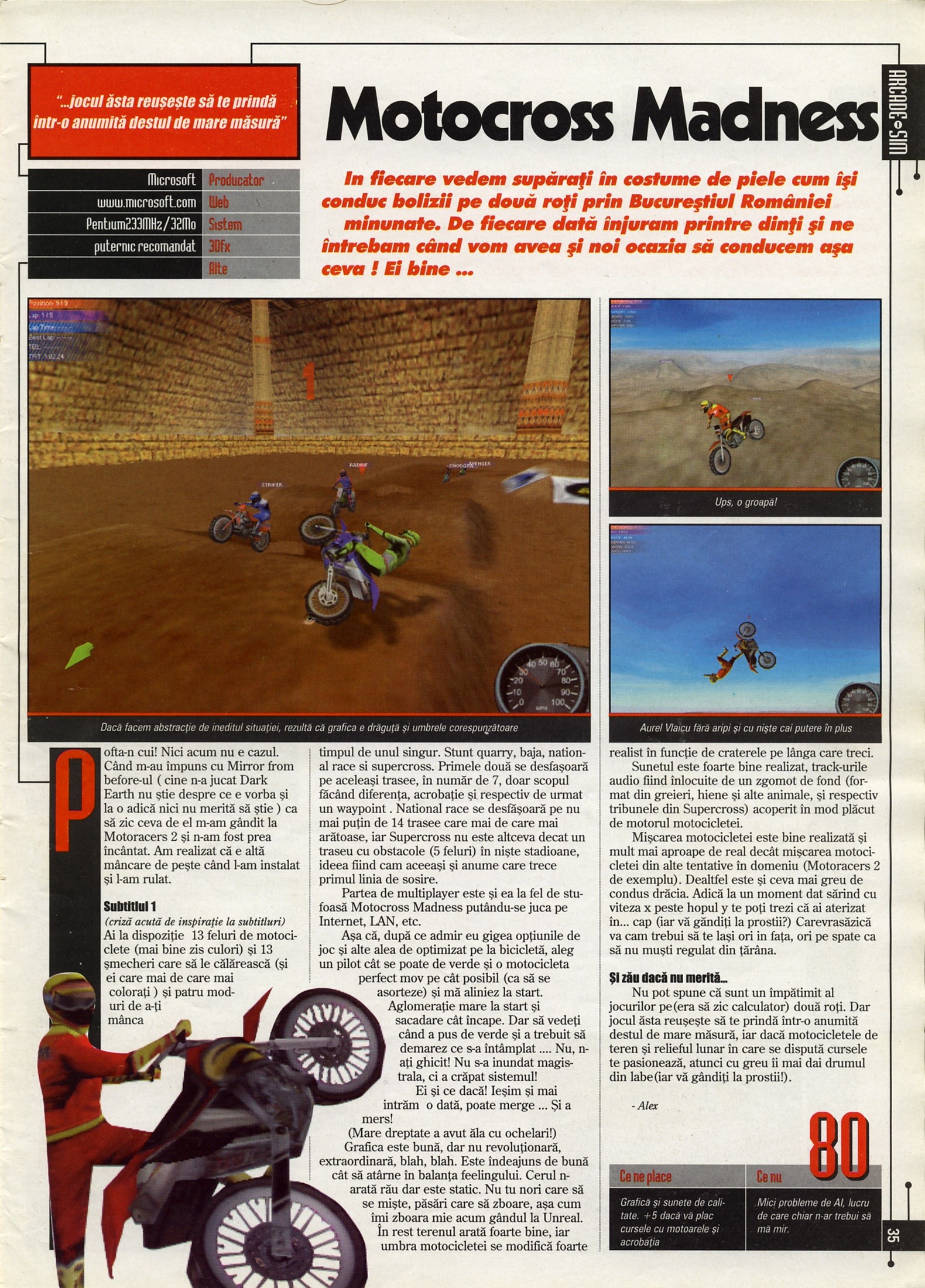 Numărul 12, pagina 37 — Motocross Madness