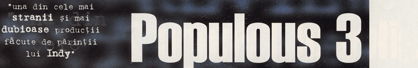 Populous 3 title banner