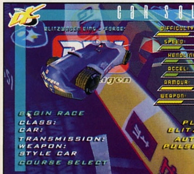 CAR SELECT: Blitzwagen Eins-Force, clasa Platinum