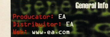 General Info: Producator: EA · Distribuitor: EA · Web: www.ea.com