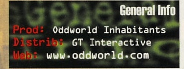 General Info: Prod: Oddworld Inhabitants · Distrib: GT Interactive · Web: www.oddworld.com
