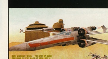 X-Wing în hangar