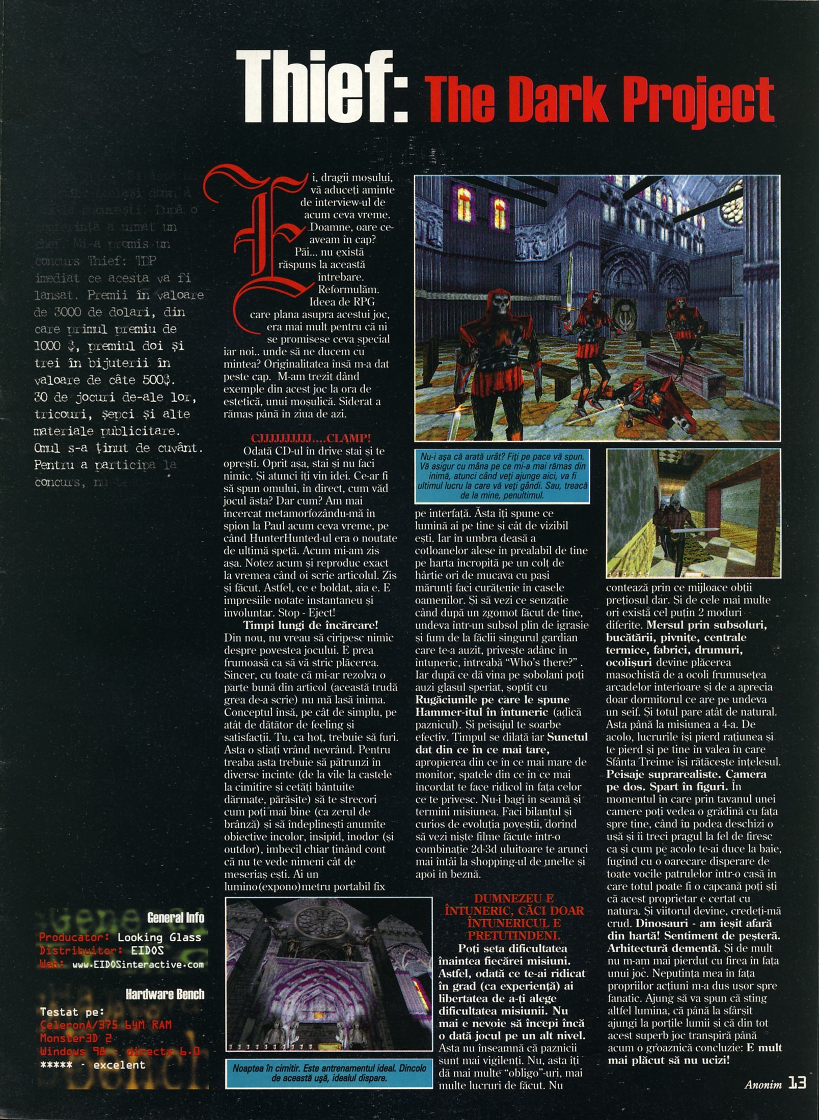 Numărul 13, pagina 15 — Thief: The Dark Project