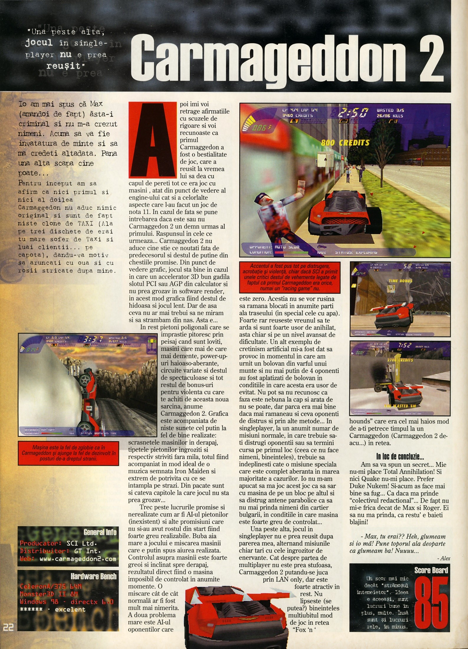 Numărul 13, pagina 24 — Carmageddon 2