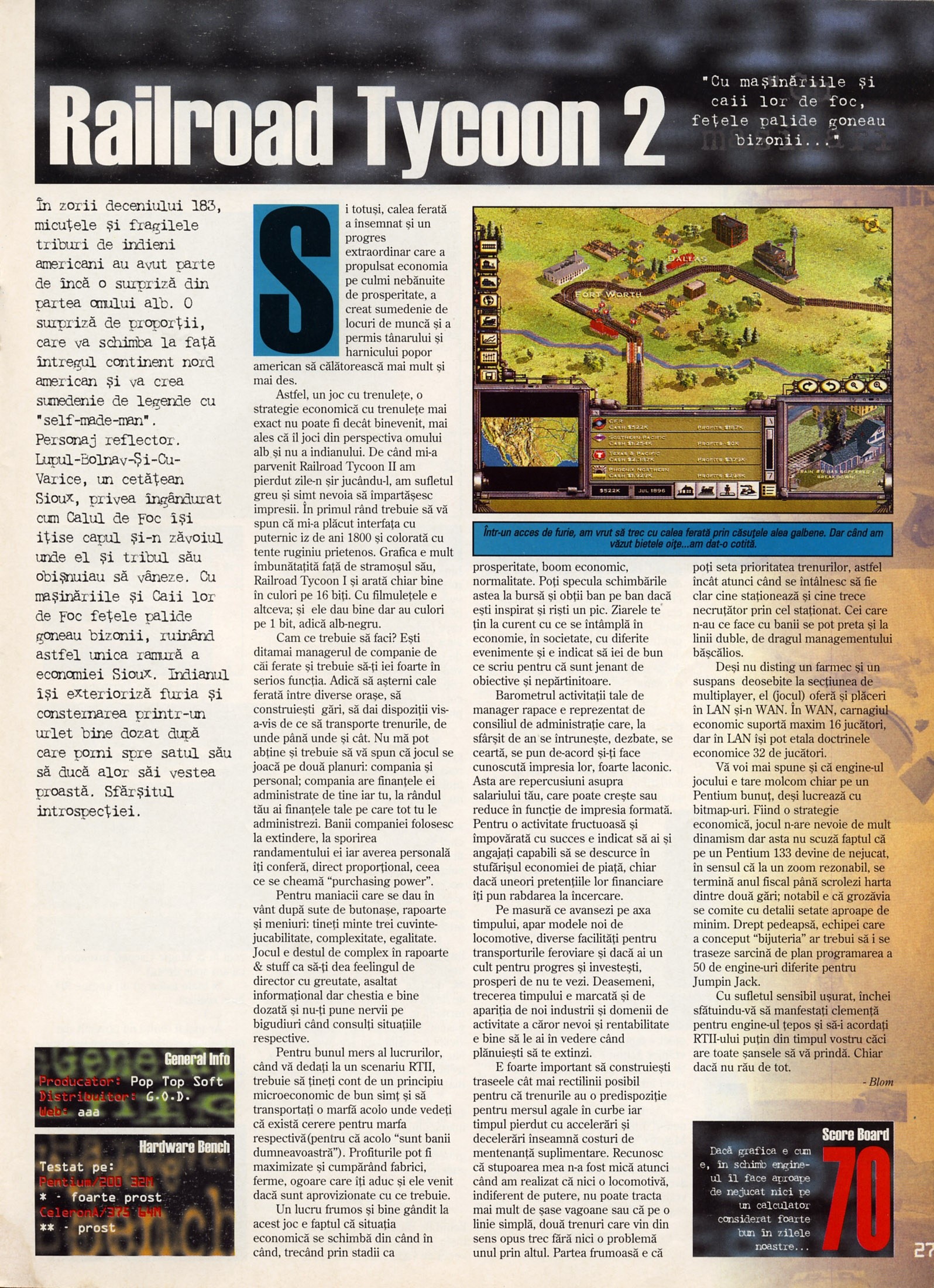 Numărul 13, pagina 29 — Railroad Tycoon 2