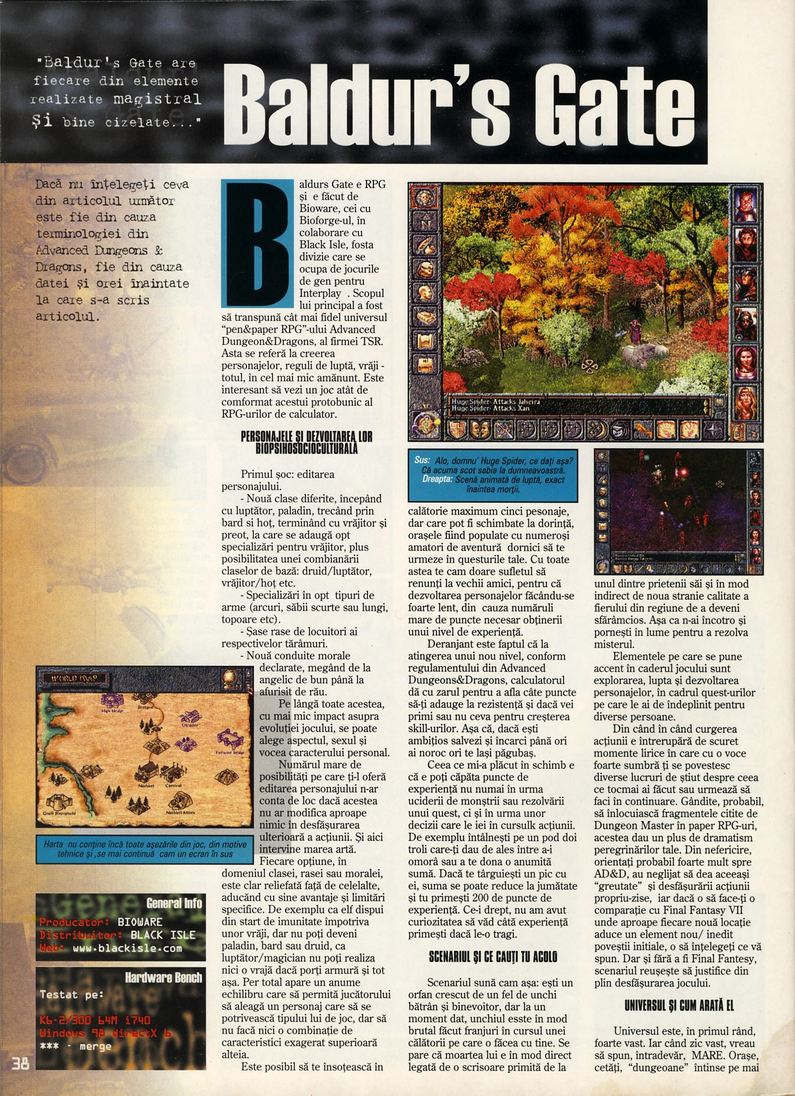Numărul 13, pagina 40 — Baldur's Gate