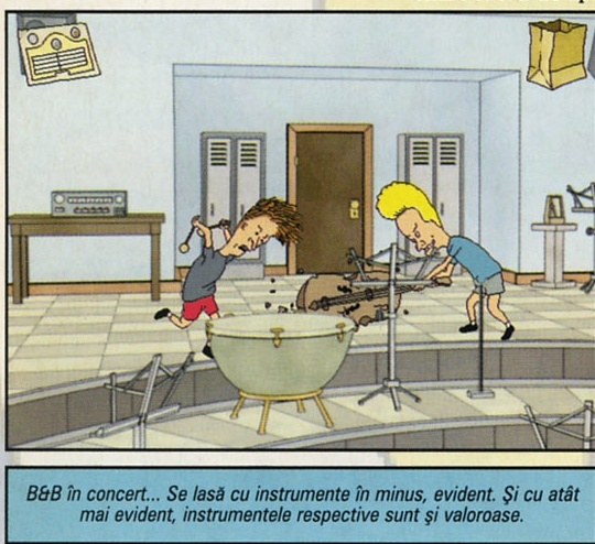 B&B în concert... Se lasă cu instrumente în minus, evident. Şi cu atât mai evident, instrumentele respective sunt şi valoroase.