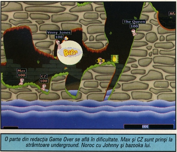 O parte din redacția Game Over se află în dificultate. Max și CZ sunt prinși la strâmtoare underground. Noroc cu Johnny și bazooka lui.