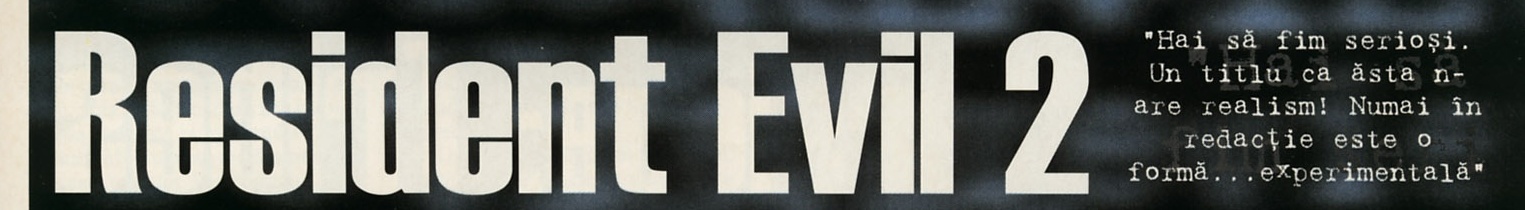 Resident Evil 2 — banner de titlu