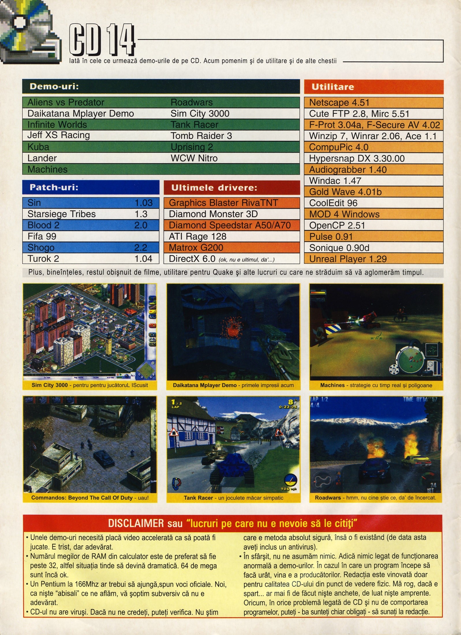 Numărul 14, pagina 6 — CD 14
