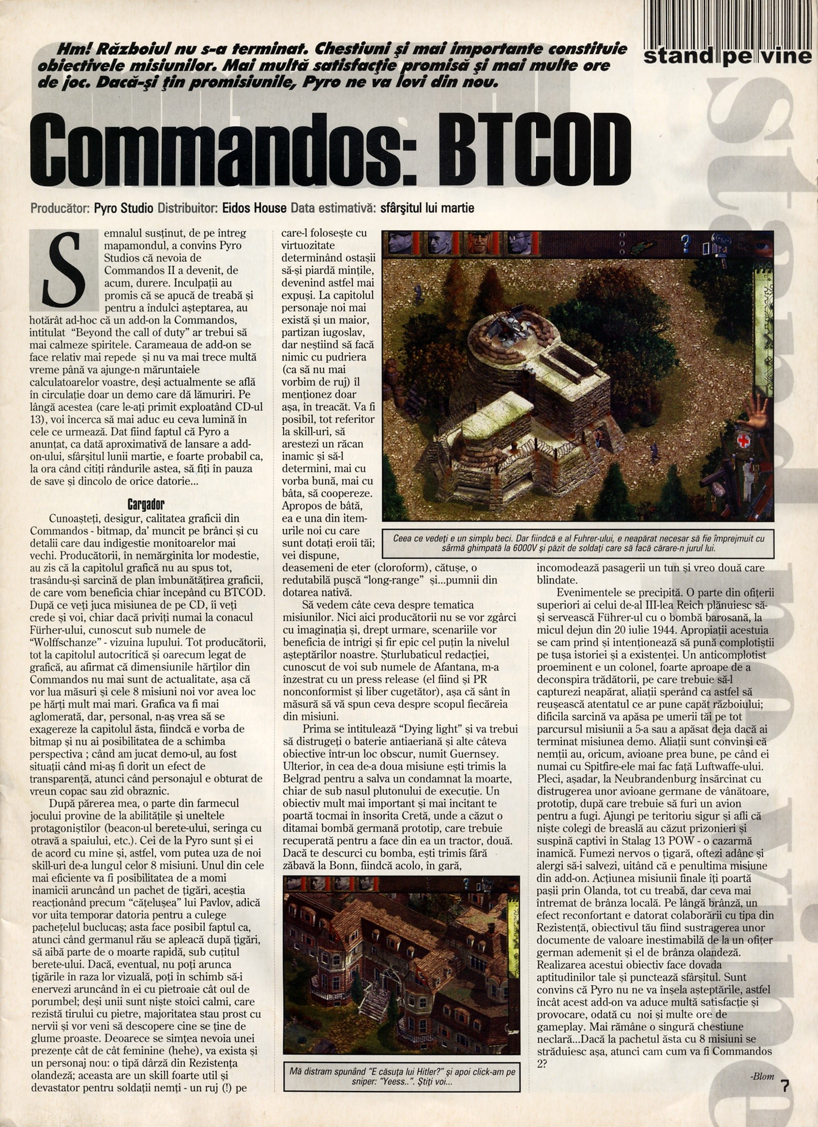 Numărul 14, pagina 9 — Commandos: Beyond the Call of Duty
