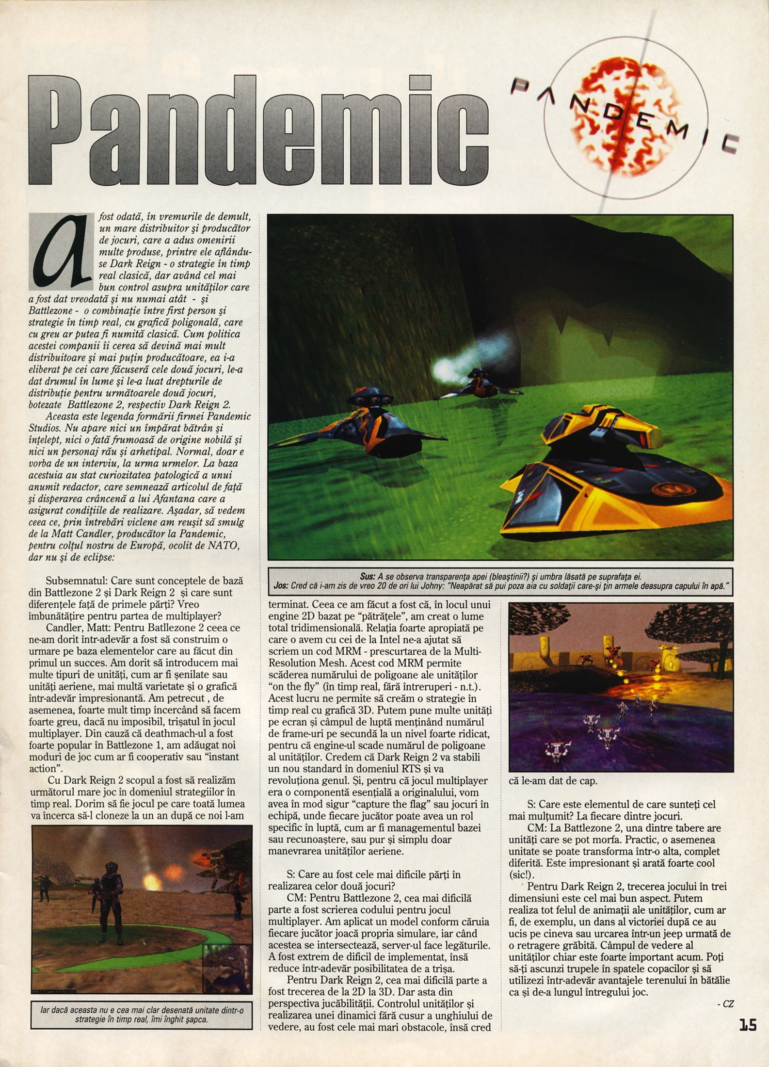 Numărul 14, pagina 17 — Interviu Pandemic (Matt Candler)