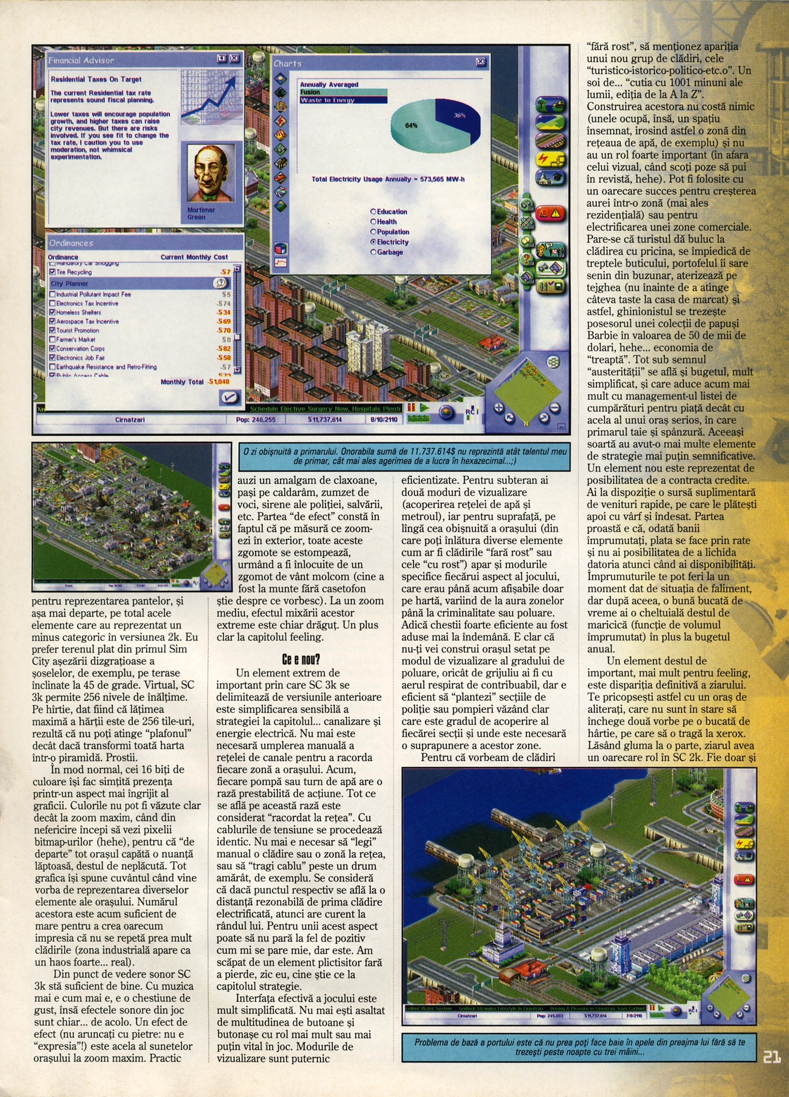 Numărul 14, pagina 23 — Sim City 3000