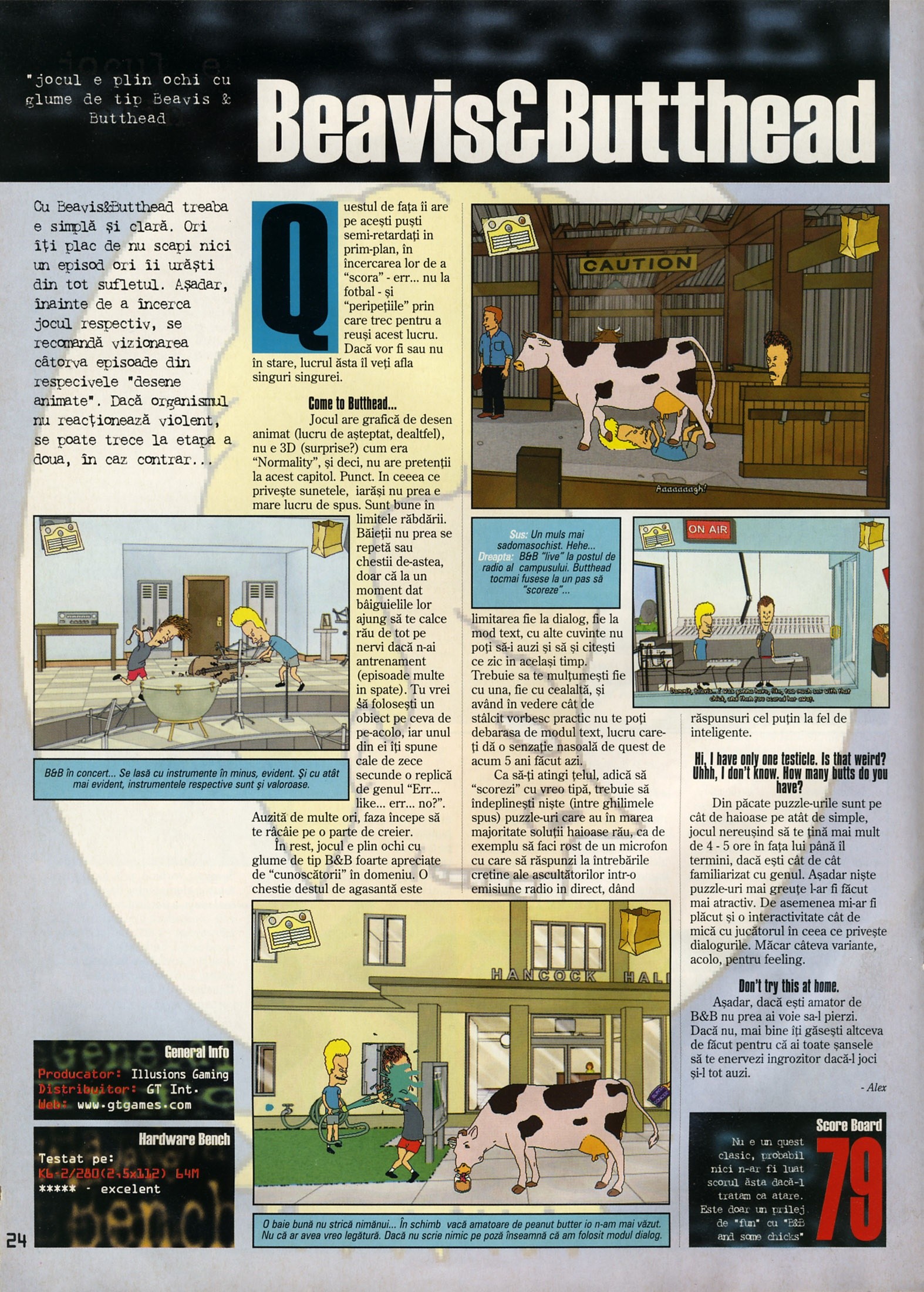 Numărul 14, pagina 26 — Beavis & Butthead