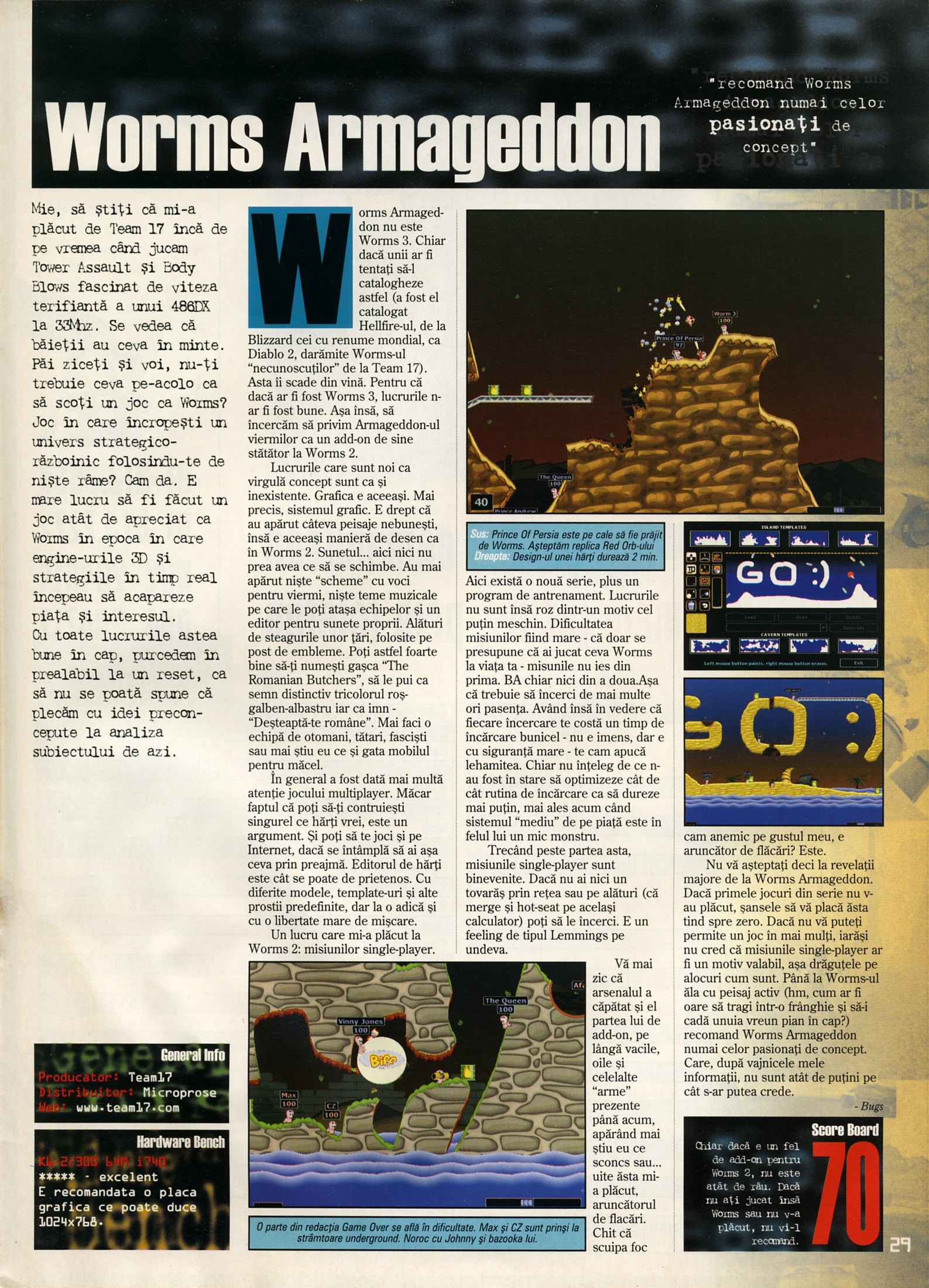 Numărul 14, pagina 31 — Worms: Armageddon
