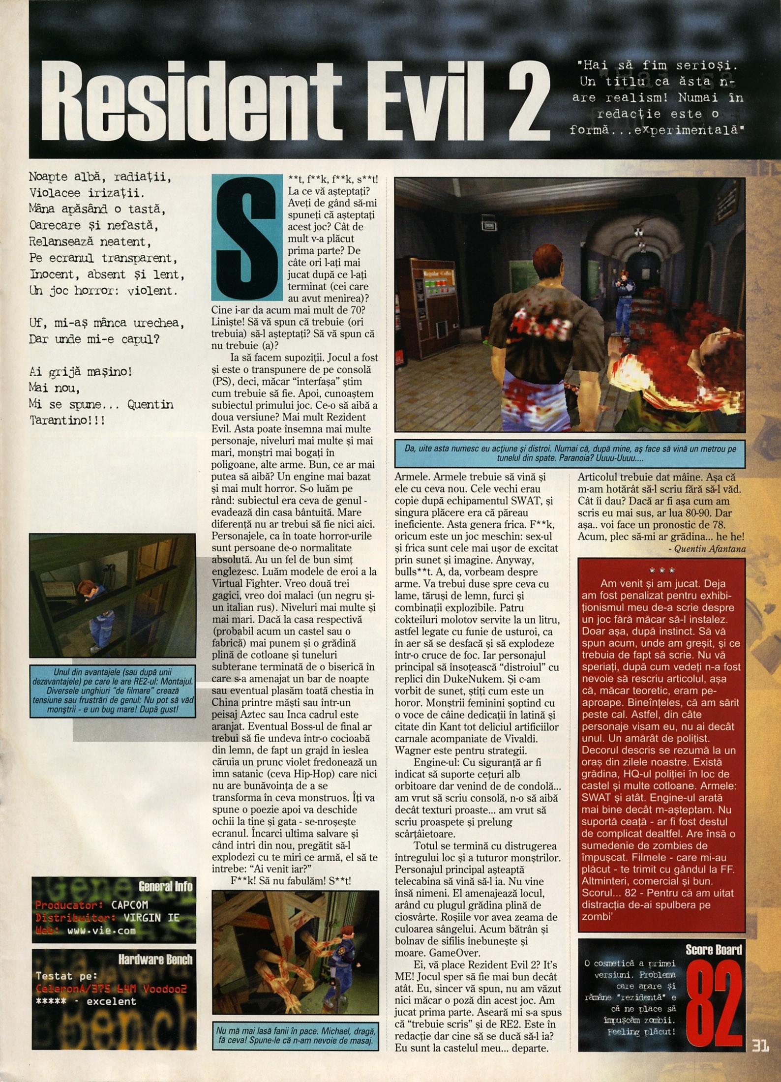 Numărul 14, pagina 33 — Resident Evil 2