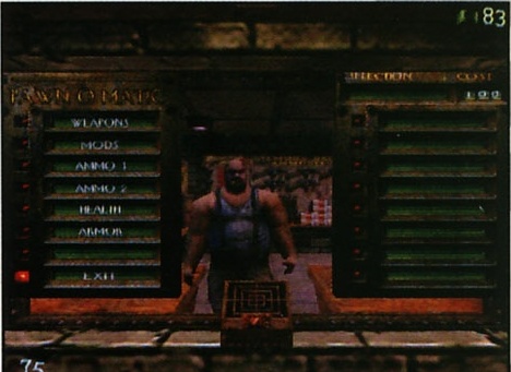 Kingpin — PAWN-O-MATIC, ecranul de cumpărături