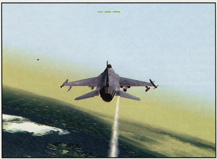 Jet — F16 în zbor