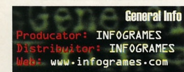 General Info — Producator: INFOGRAMES · Distribuitor: INFOGRAMES · Web: www.infogrames.com
