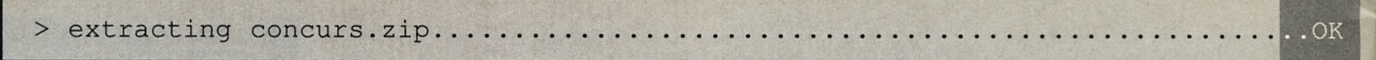 > extracting concurs.zip......................................................OK