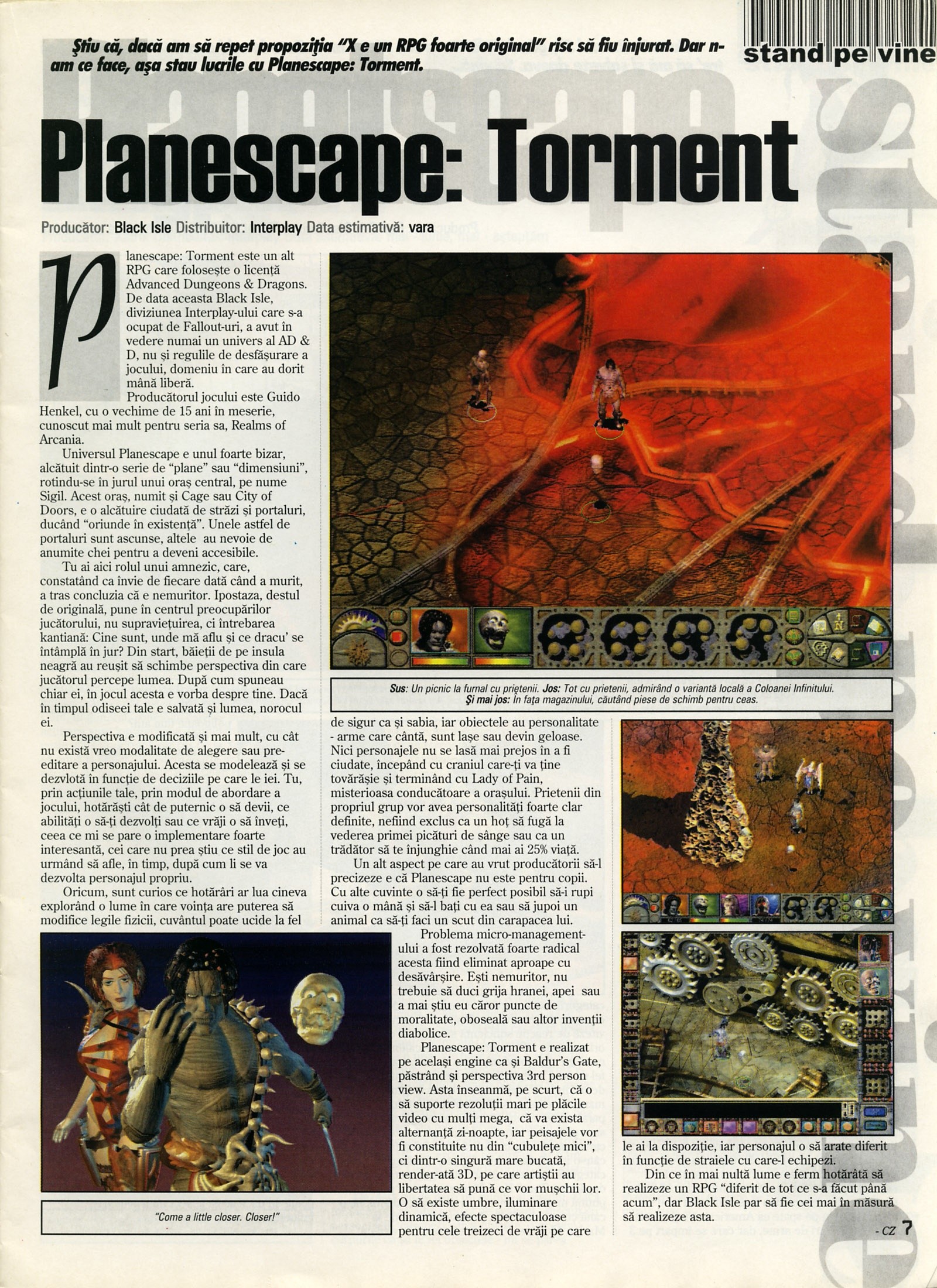 Numărul 5 (15), Mai 1999, pagina 9 — Planescape: Torment