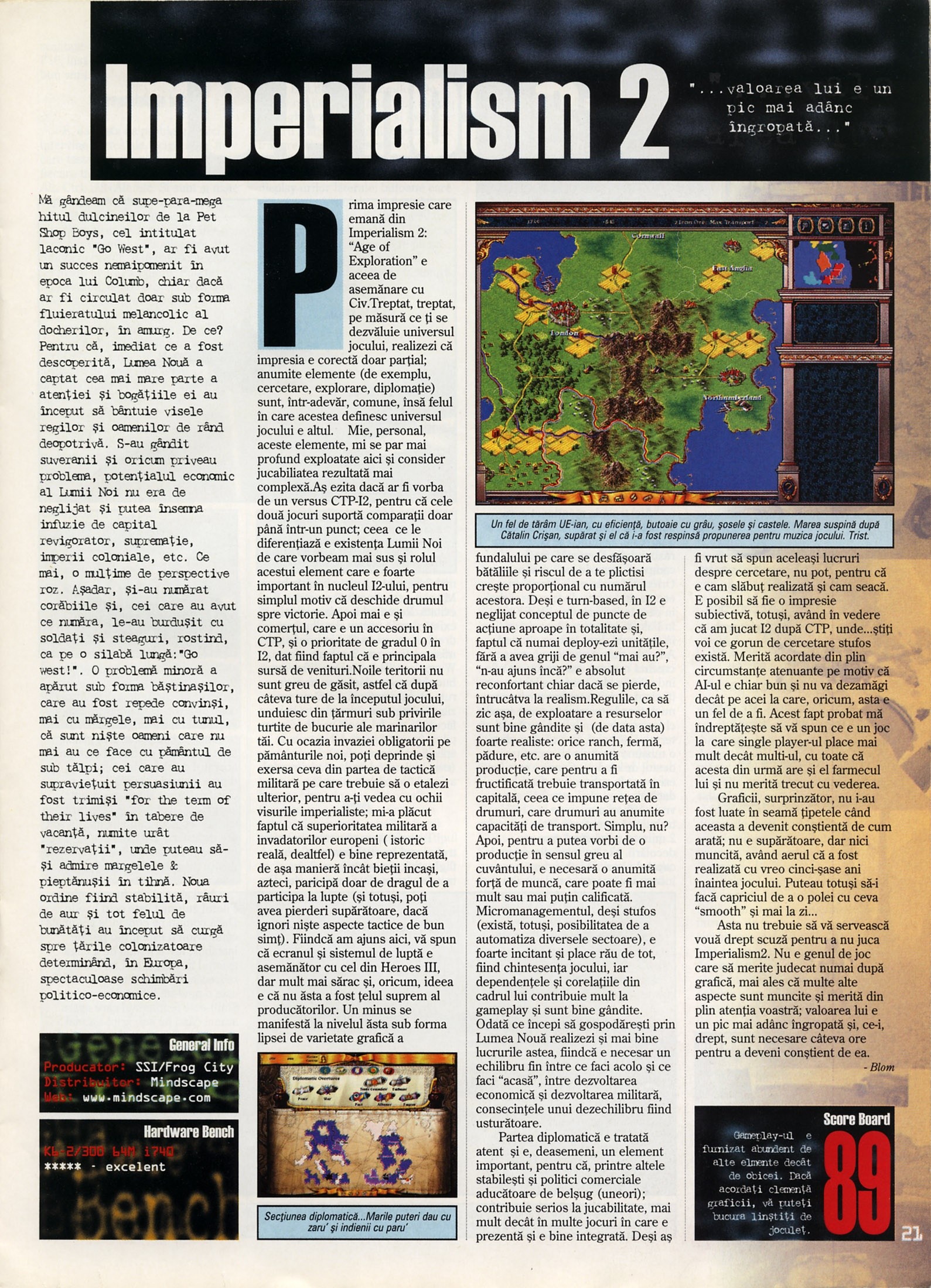 Numărul 5 (15), Mai 1999, pagina 23 — Imperialism 2