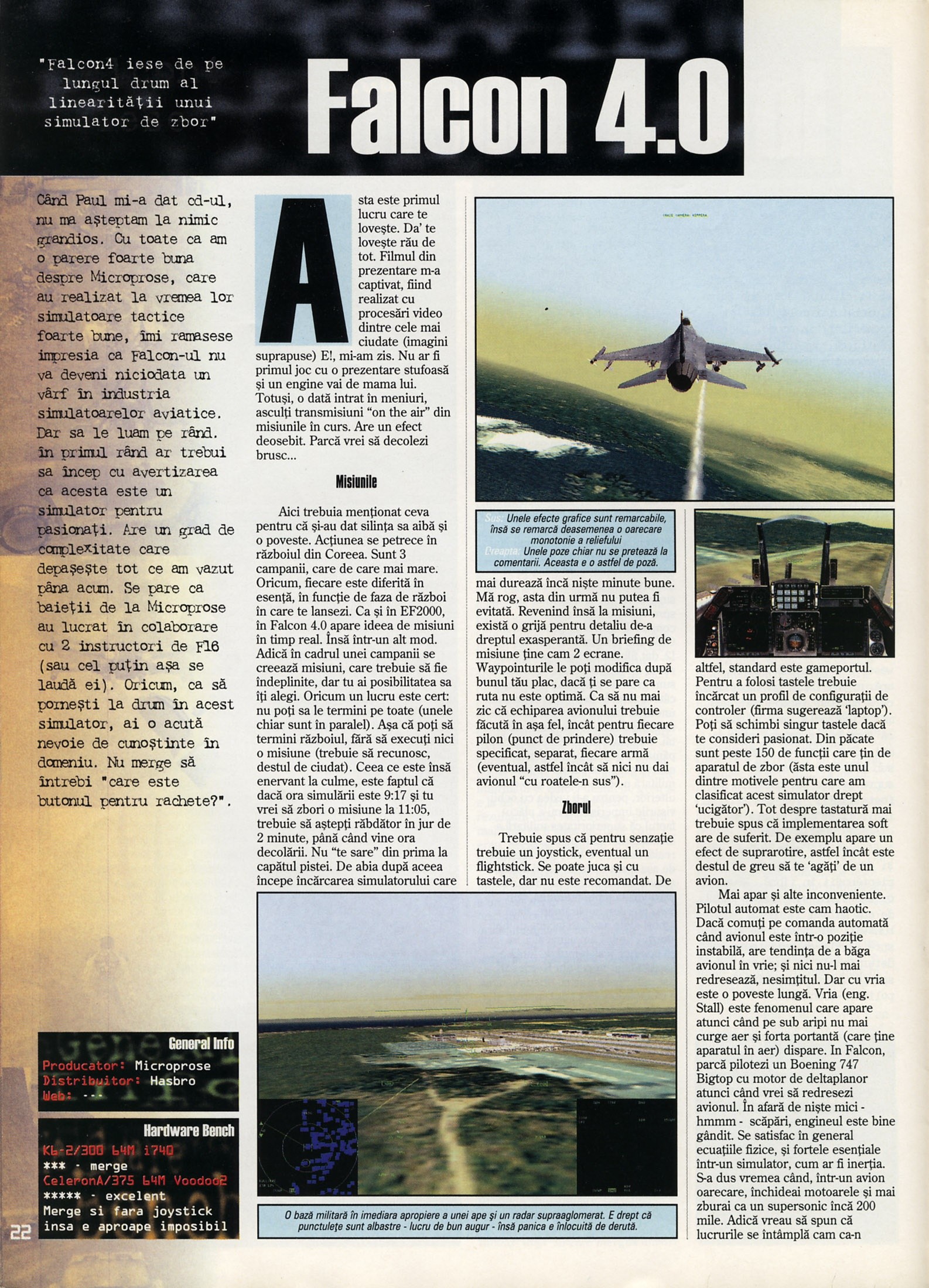 Numărul 5 (15), Mai 1999, pagina 24 — Falcon 4.0
