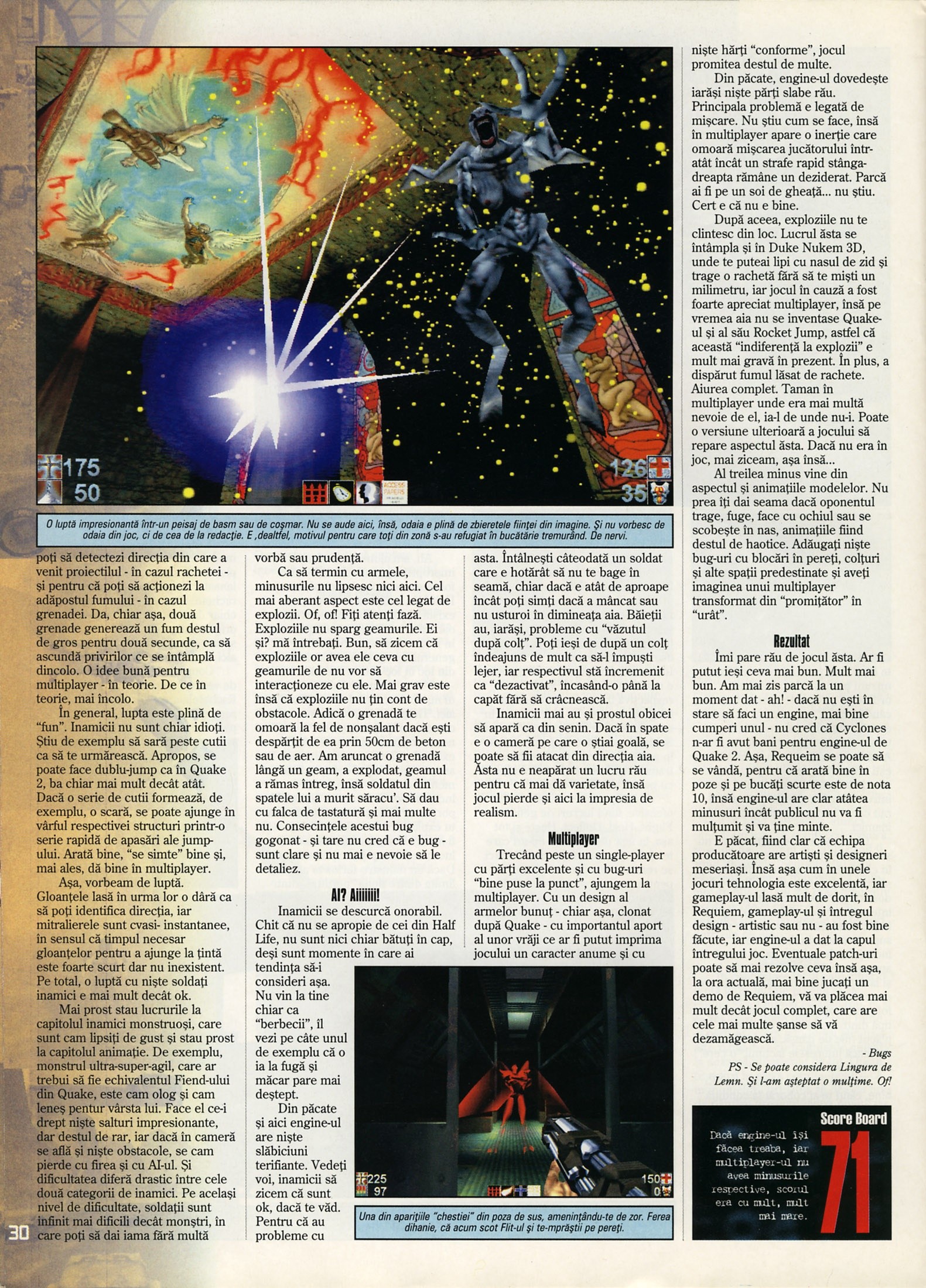 Numărul 5 (15), Mai 1999, pagina 32 — Requiem